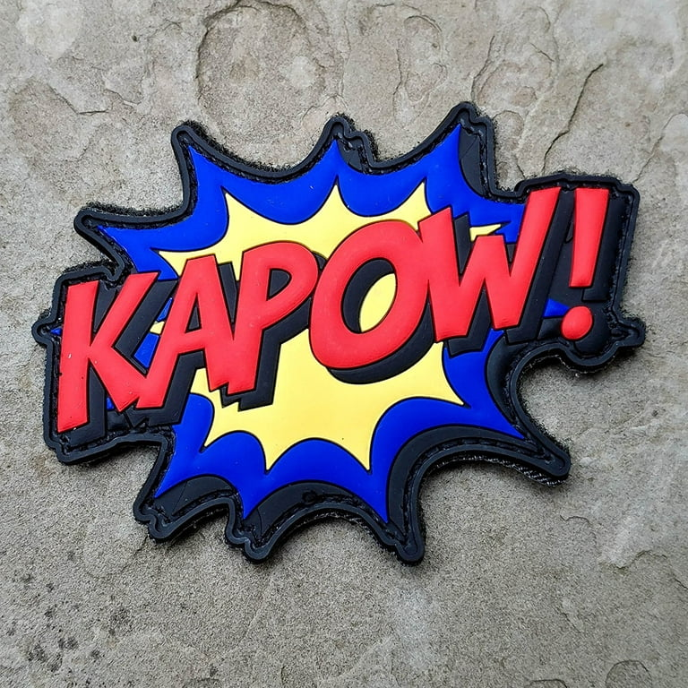 COMIC BUBBLES PVC velcro Morale Patch